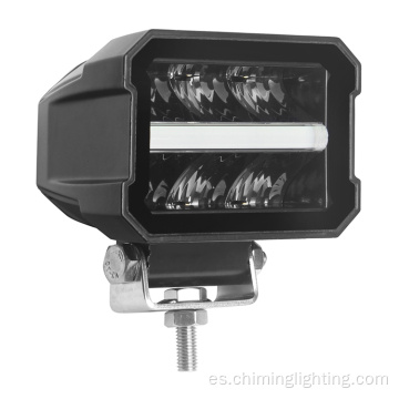 Barra de luz LED de doble fila de doble fila al por mayor 12V 24V 30W 4.5 pulgadas Barra LED Luz